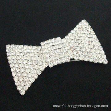 wholesale simple rhinestone brooch